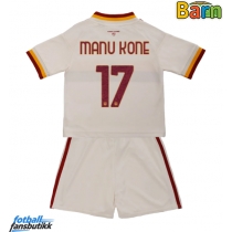 AS Roma Manu Kone #17 Bortedraktsett Barn 2026-27 Kortermet (+ Korte bukser)